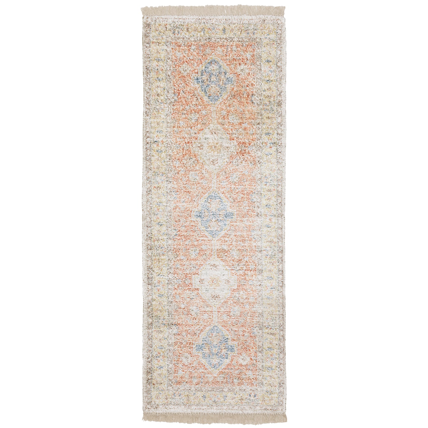 Malabar 45305 Orange Distressed Rug