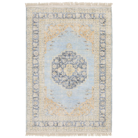 Malabar 45306 Blue Medallion Rug