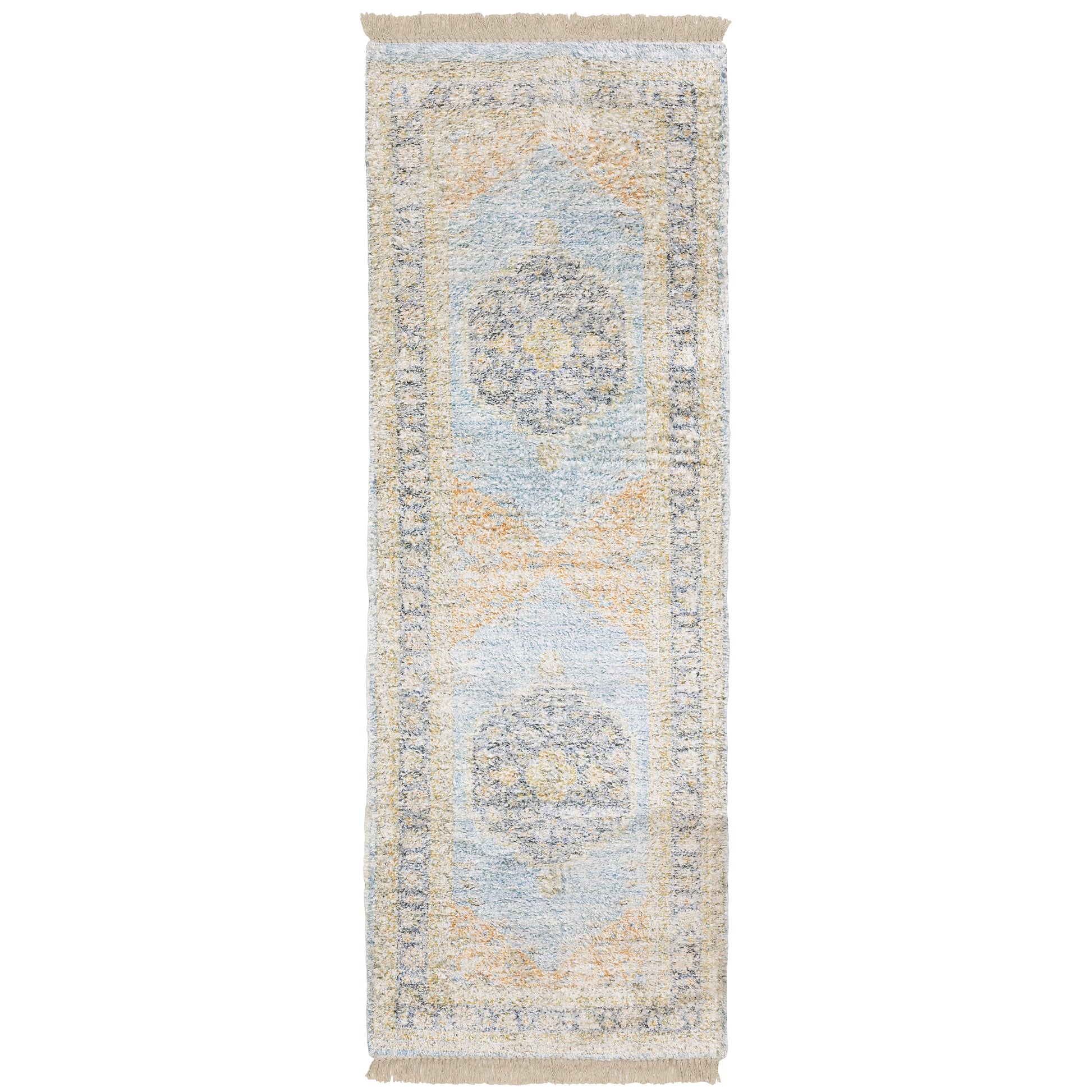 Malabar 45306 Blue Medallion Rug