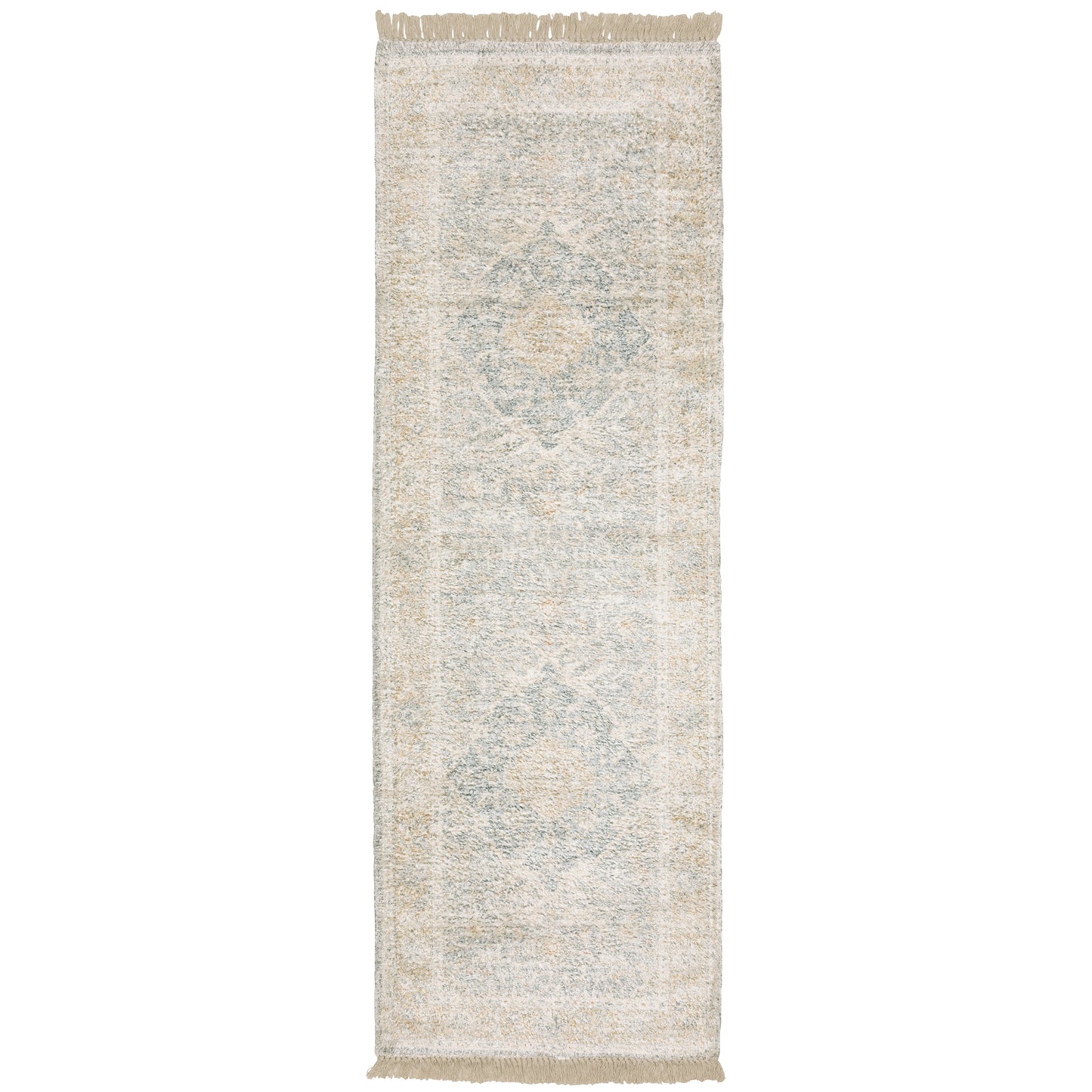 Malabar 45307 Grey Medallion Rug