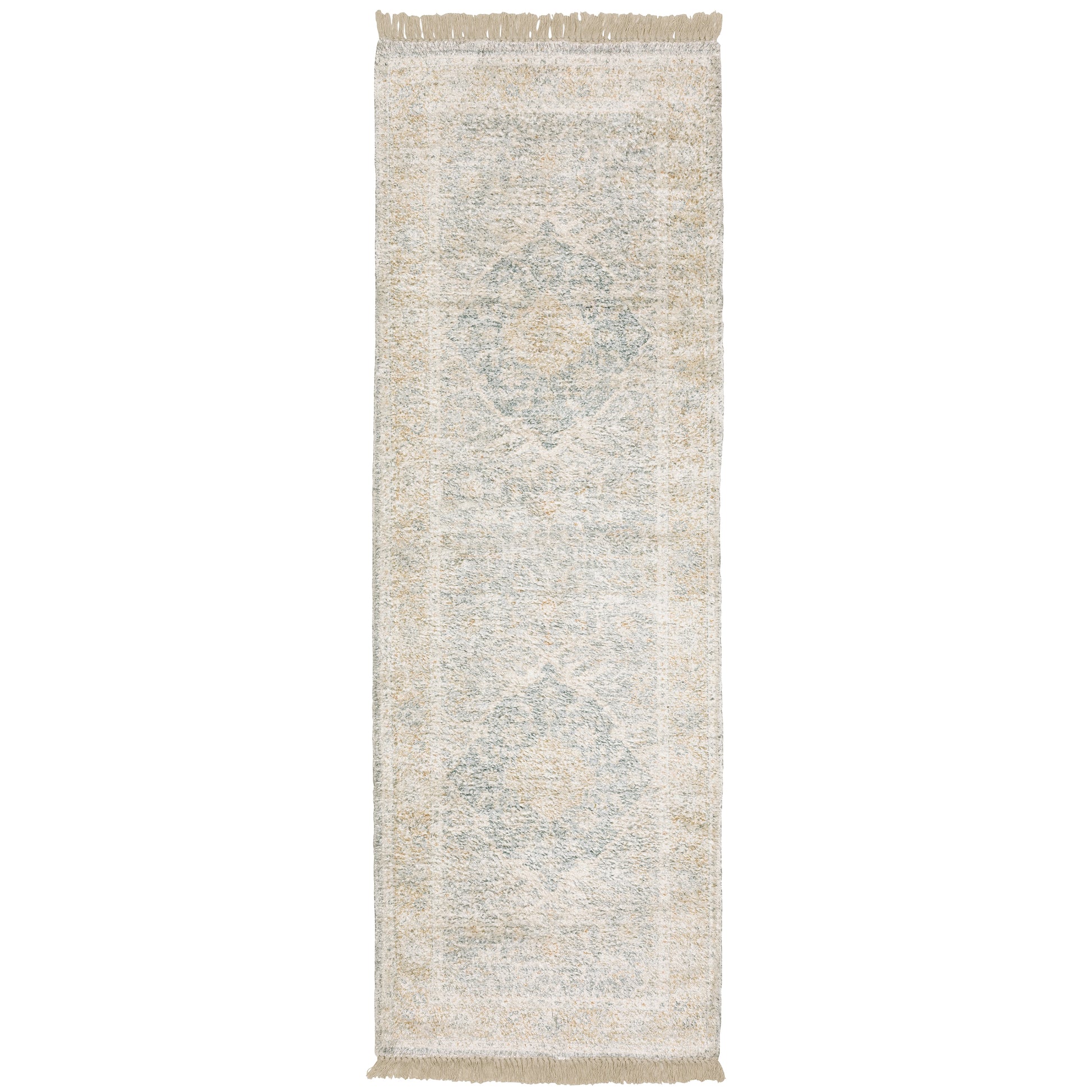 Malabar 45307 Grey Medallion Rug