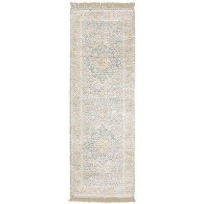 Malabar 45307 Grey Medallion Rug