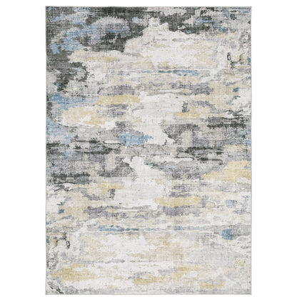 Malibu MAL01 Ivory Distressed Rug