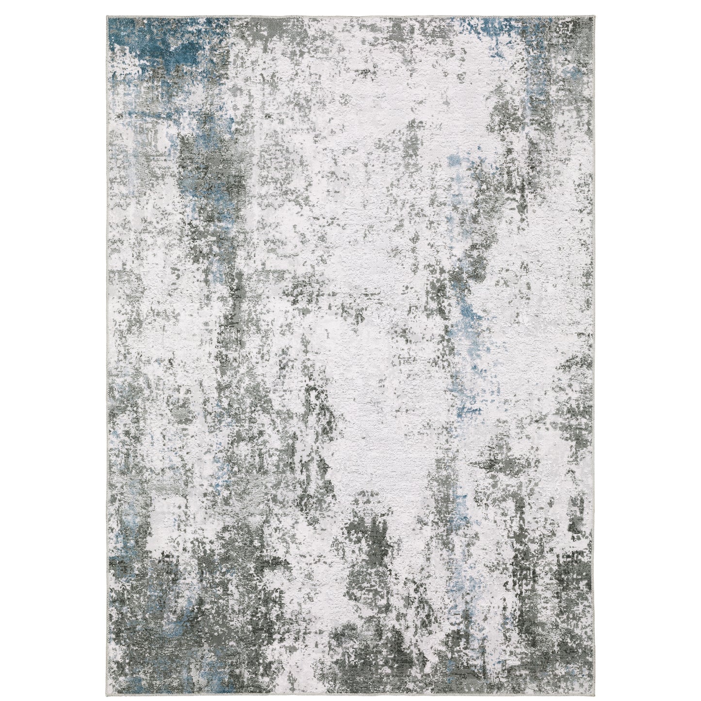 Malibu MAL02 Ivory Distressed Rug
