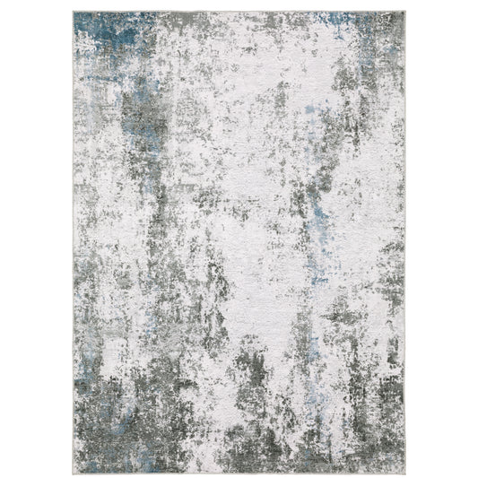 Malibu MAL02 Ivory Distressed Rug