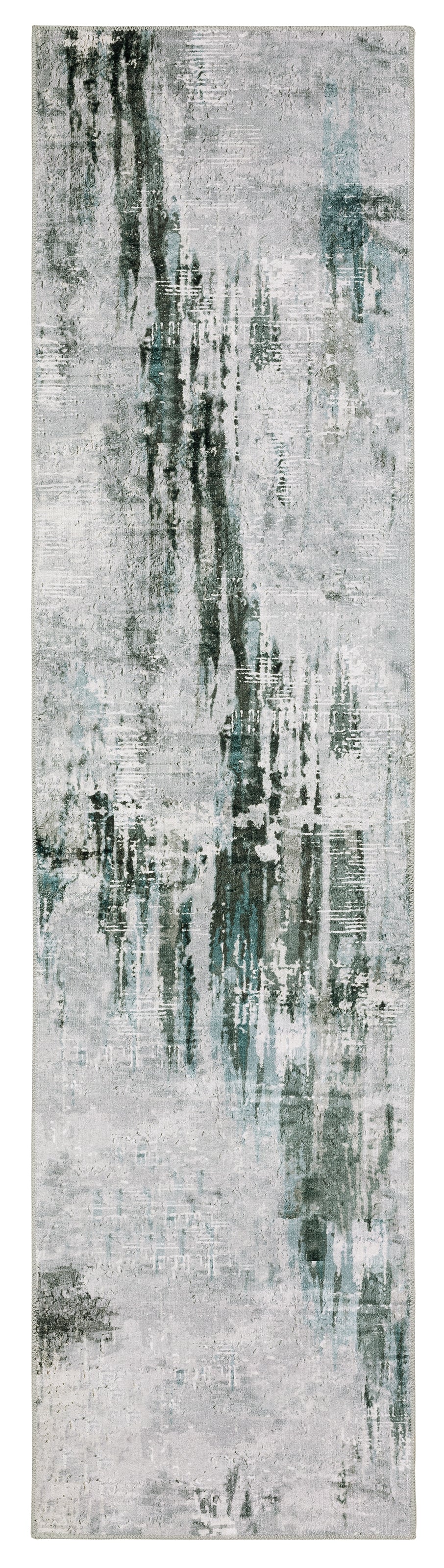 Malibu MAL03 Grey Distressed Rug