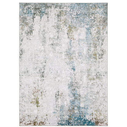 Malibu MAL06 Ivory Distressed Rug
