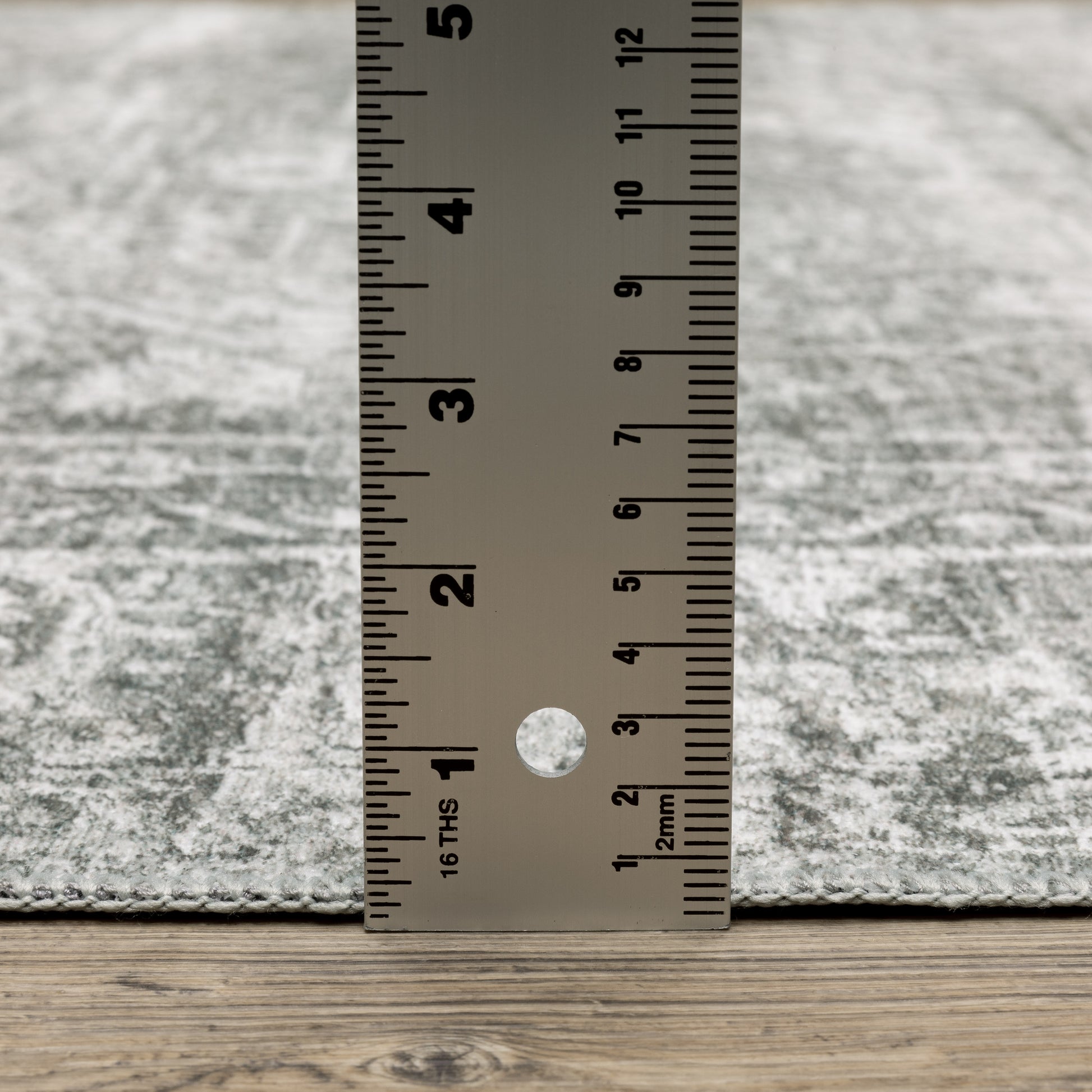 Malibu Distressed Grey/ Ivory Oriental Flat Weave Rug