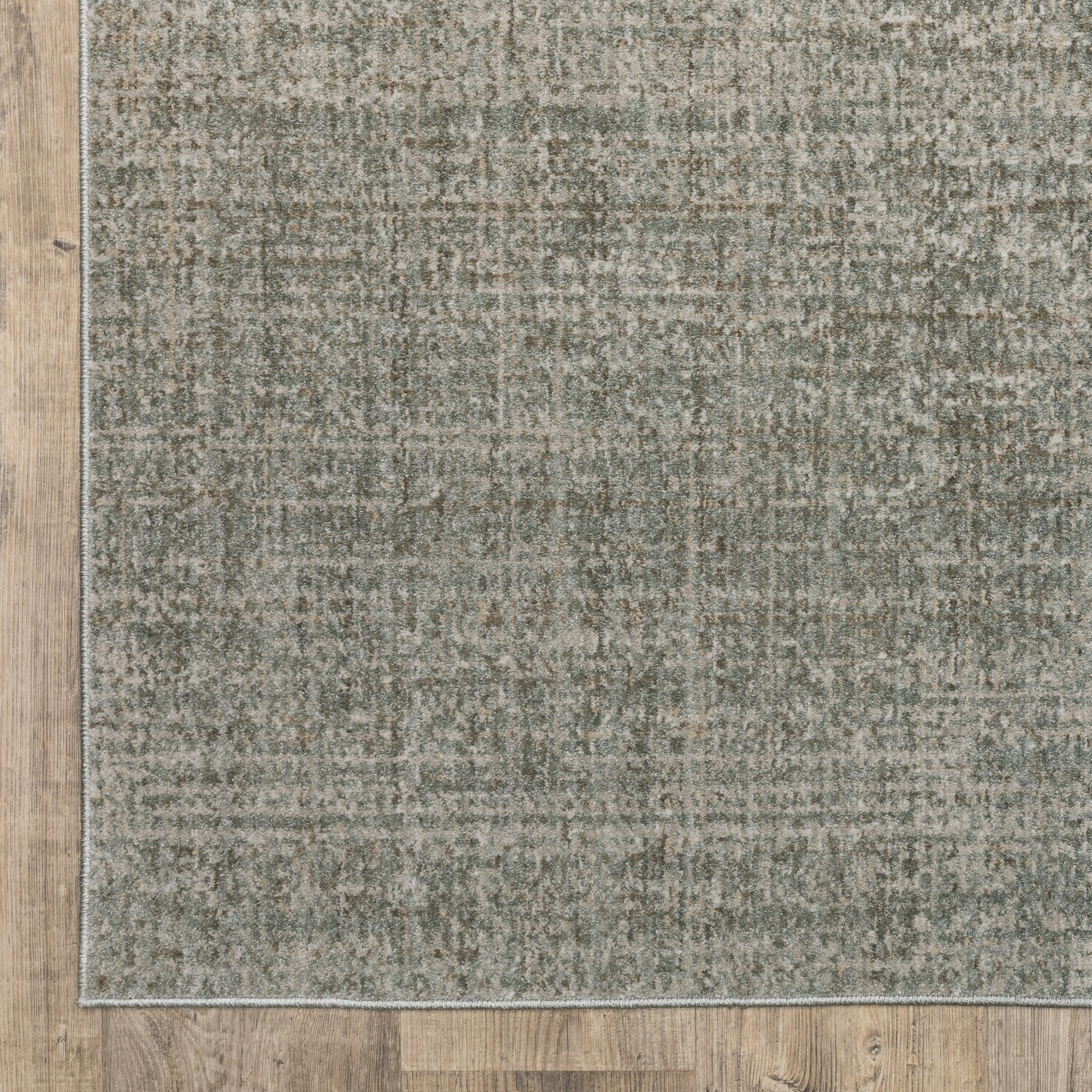 Mallory Distressed Grey/ Blue Abstract Cut Pile Rug