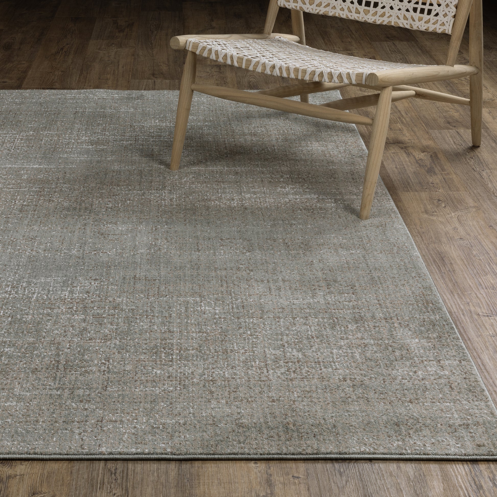 Mallory MAL01 Grey Distressed Rug