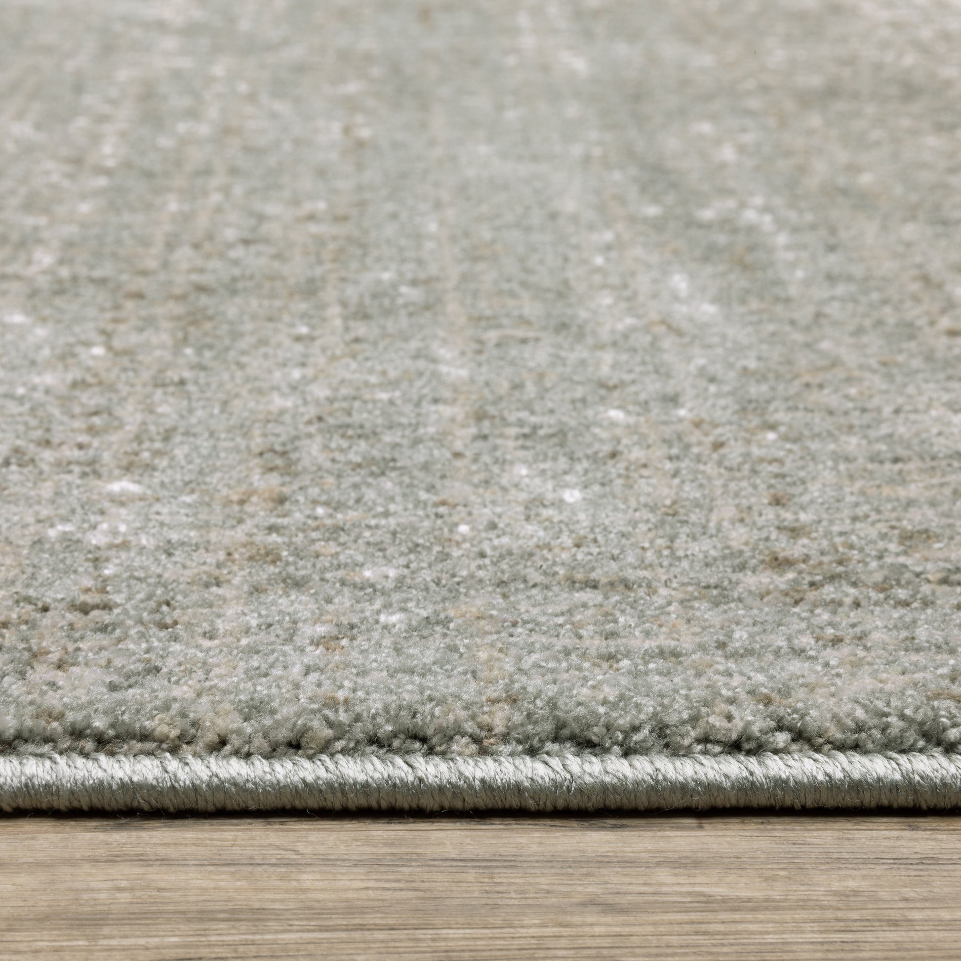 Mallory Distressed Grey/ Blue Abstract Cut Pile Rug