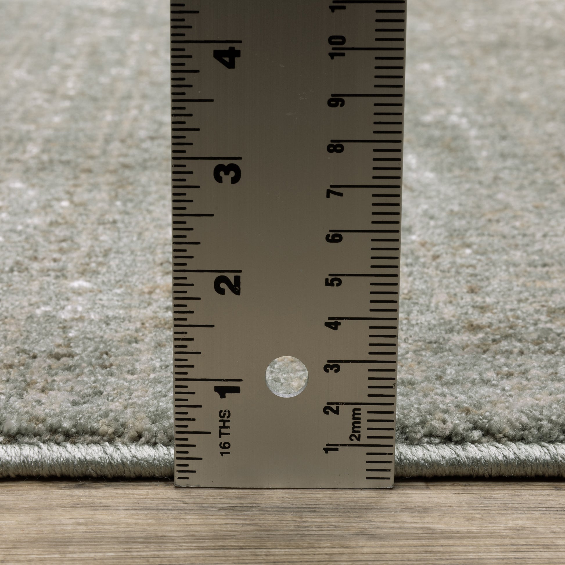Mallory Distressed Grey/ Blue Abstract Cut Pile Rug