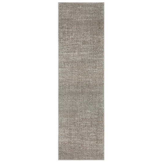 Mallory Mal01 Grey/ Blue Distressed Abstract Rug