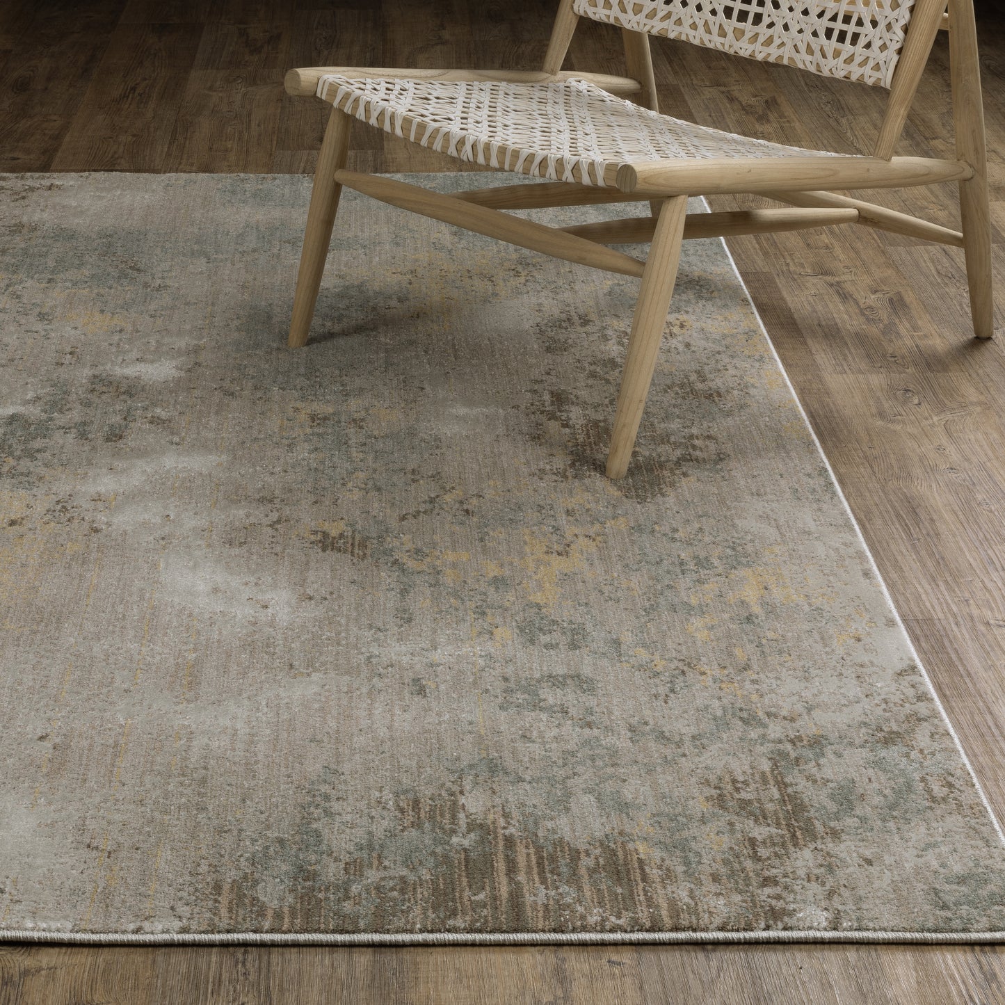 Mallory MAL02 Beige Distressed Rug