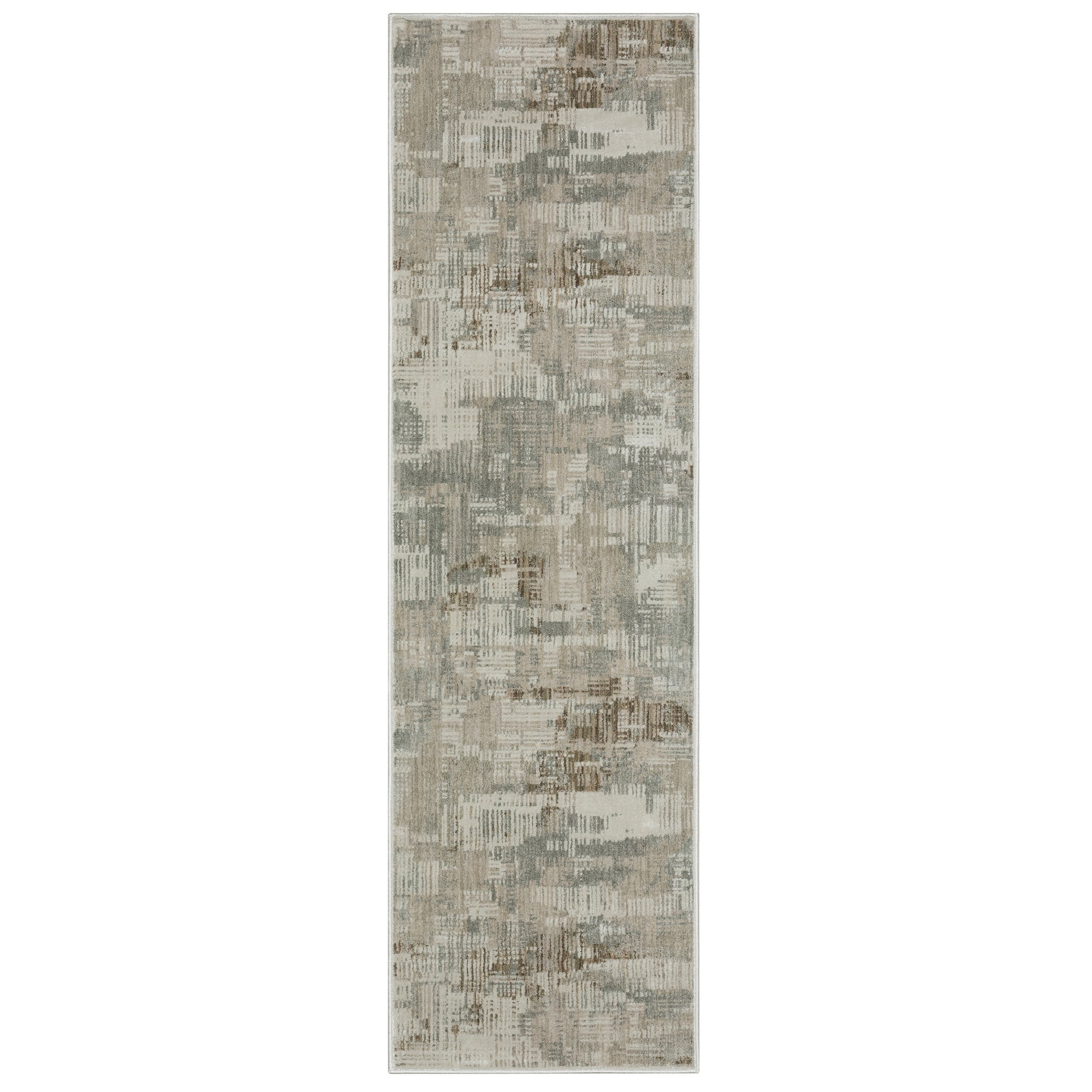 Mallory Mal03 Beige/ Blue Distressed Abstract Rug