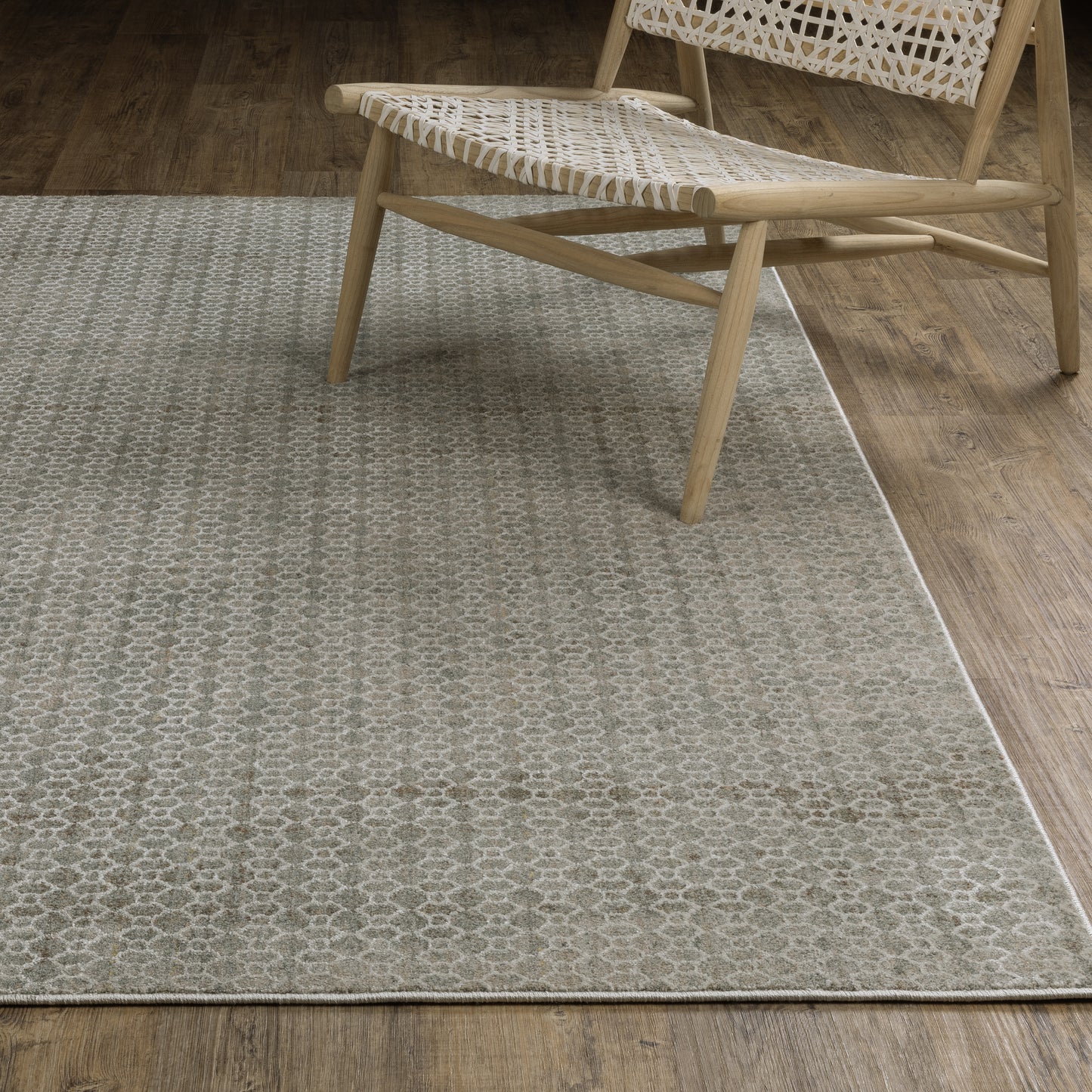Mallory MAL04 Grey Distressed Rug