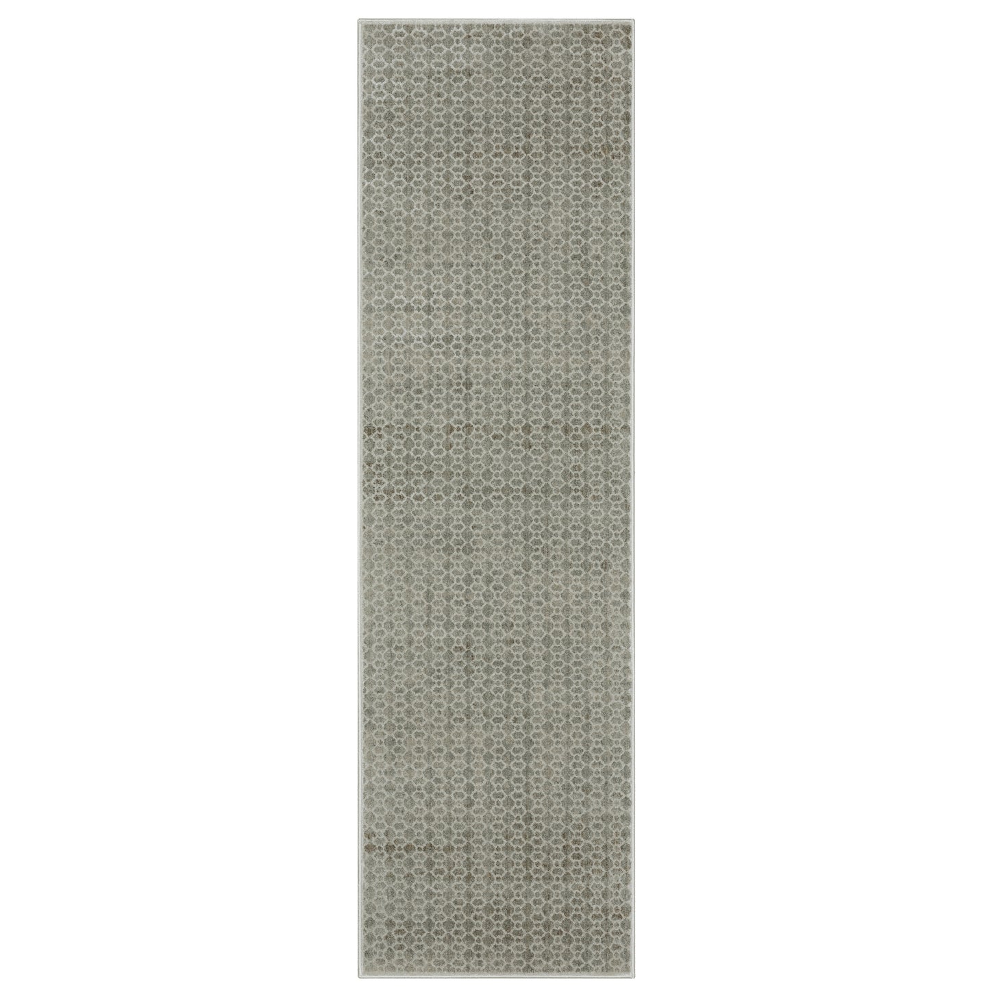 Mallory Mal04 Grey/ Blue Distressed Abstract Rug