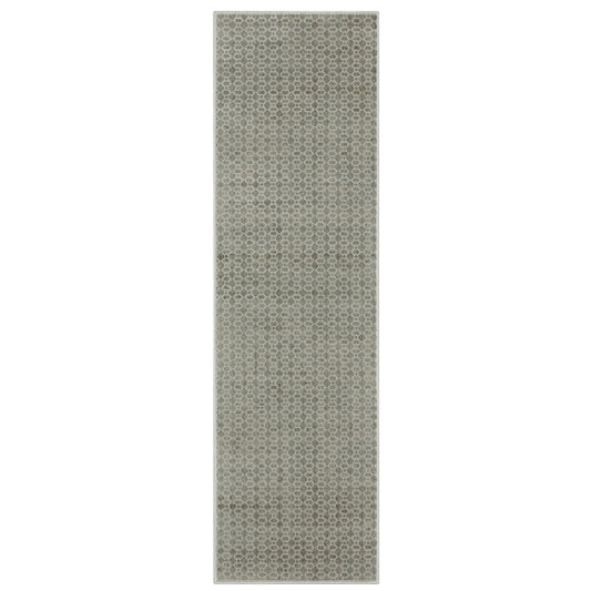 Mallory Mal04 Grey/ Blue Distressed Abstract Rug