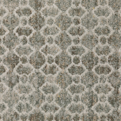 Mallory Distressed Grey/ Blue Abstract Cut Pile Rug