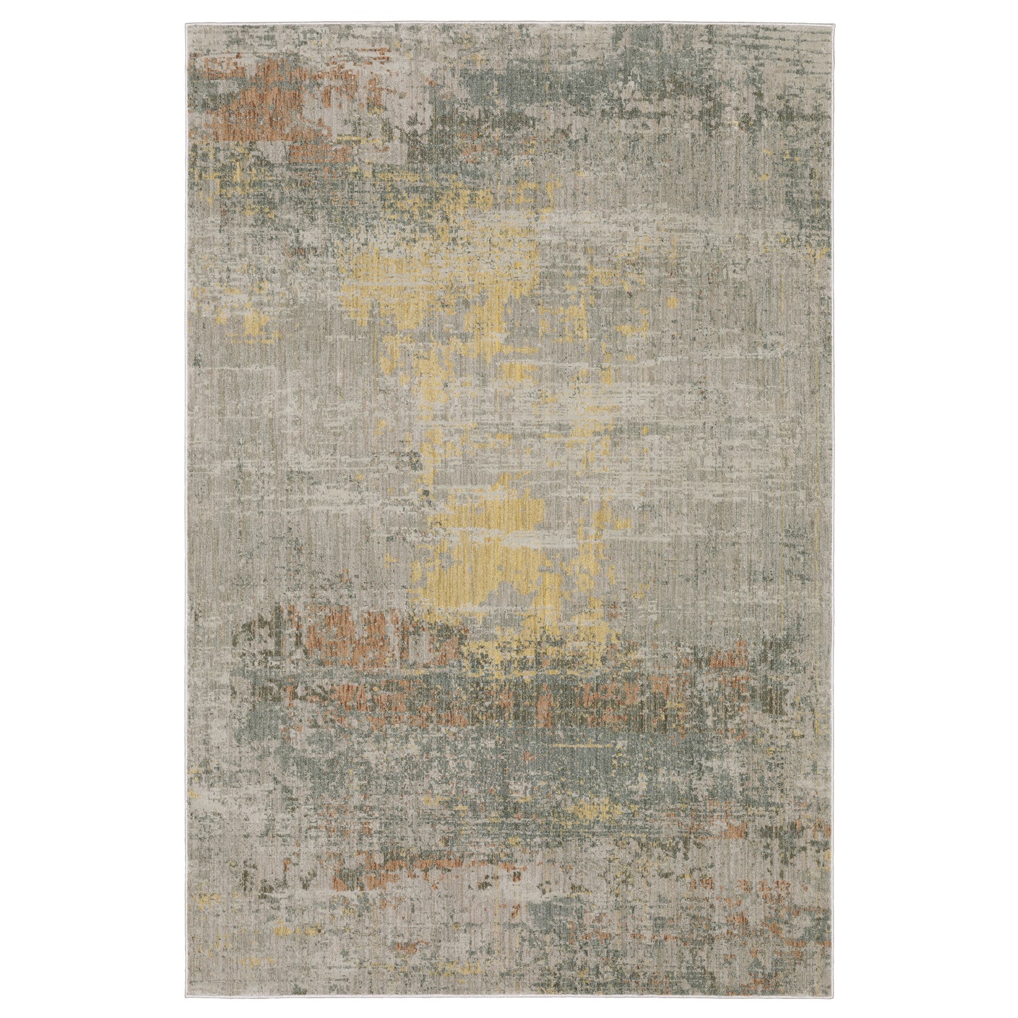 Mallory MAL05 Grey Distressed Rug