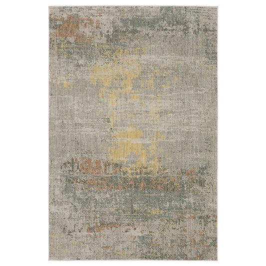 Mallory MAL05 Grey Distressed Rug