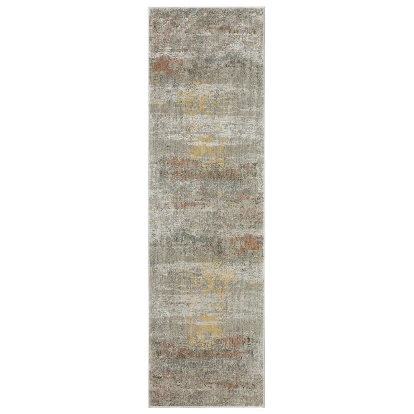 Mallory Mal05 Grey/ Multi Distressed Abstract Rug