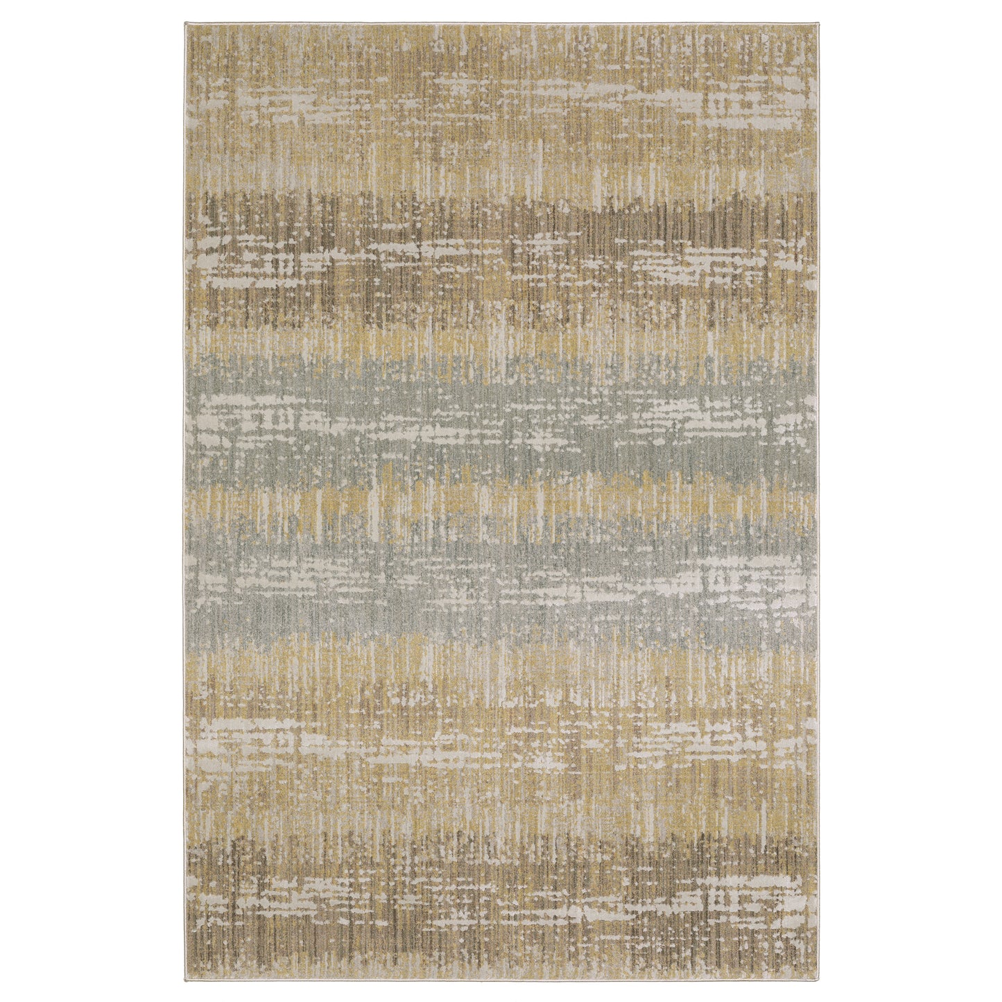 Mallory MAL06 Gold Stripe Rug