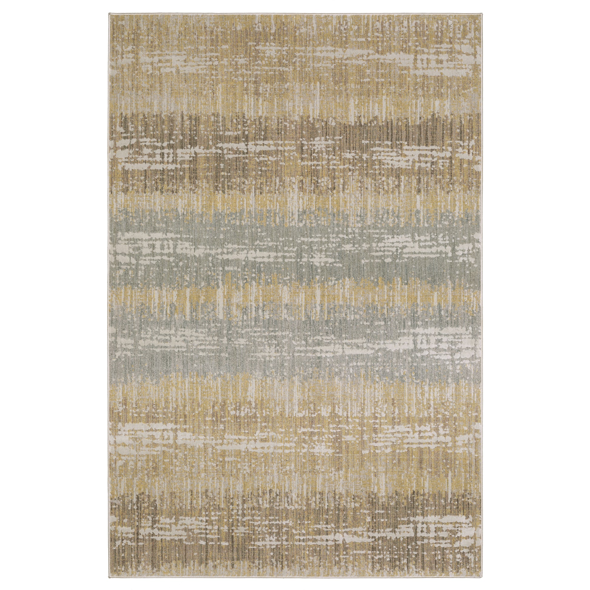 Mallory MAL06 Gold Stripe Rug