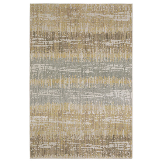 Mallory MAL06 Gold Stripe Rug