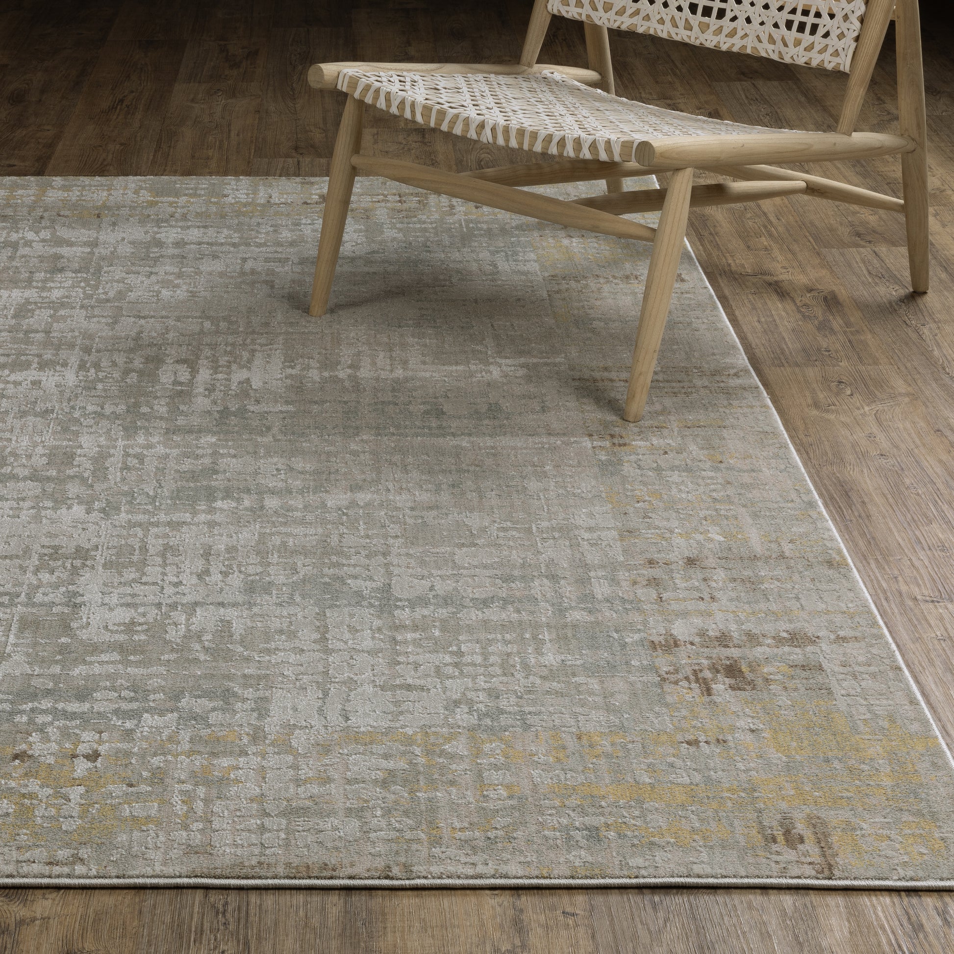 Mallory MAL08 Beige Distressed Rug