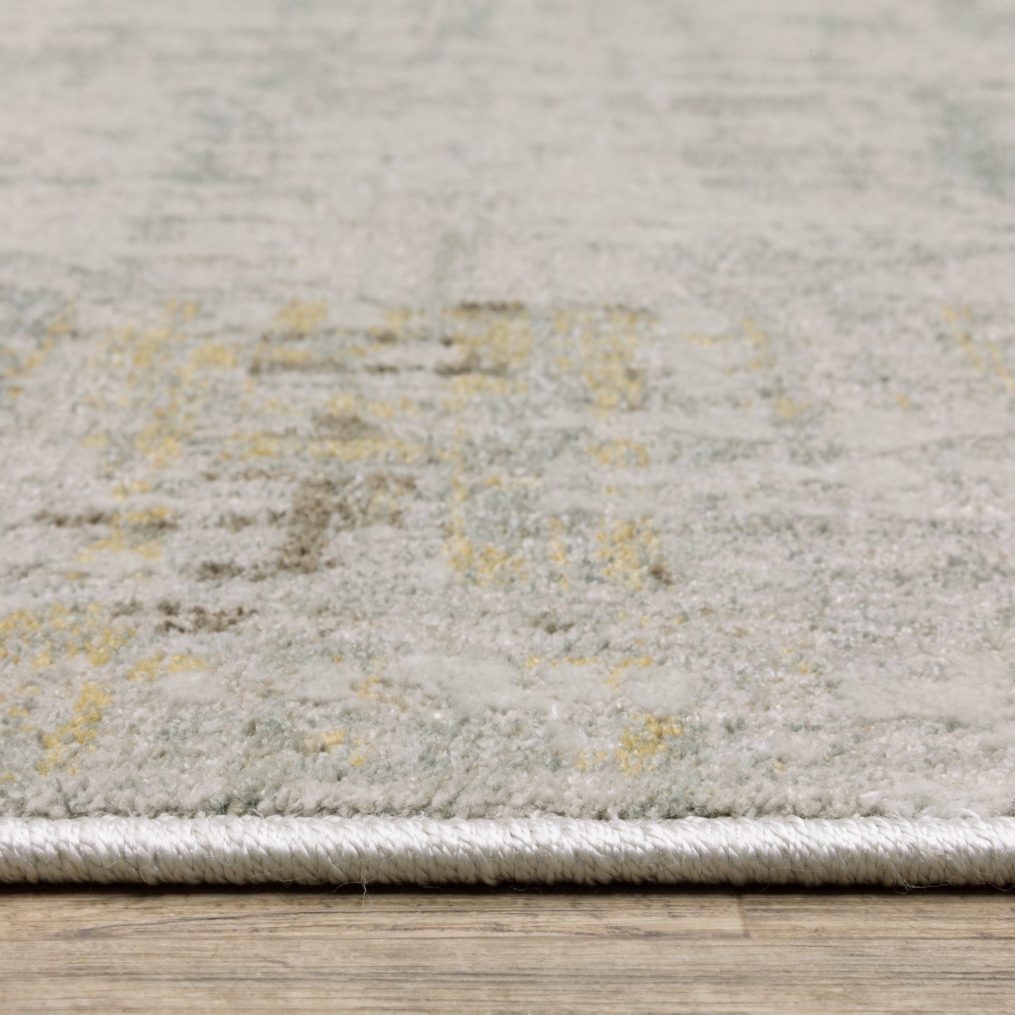 Mallory Distressed Beige/ Multi Abstract Cut Pile Rug
