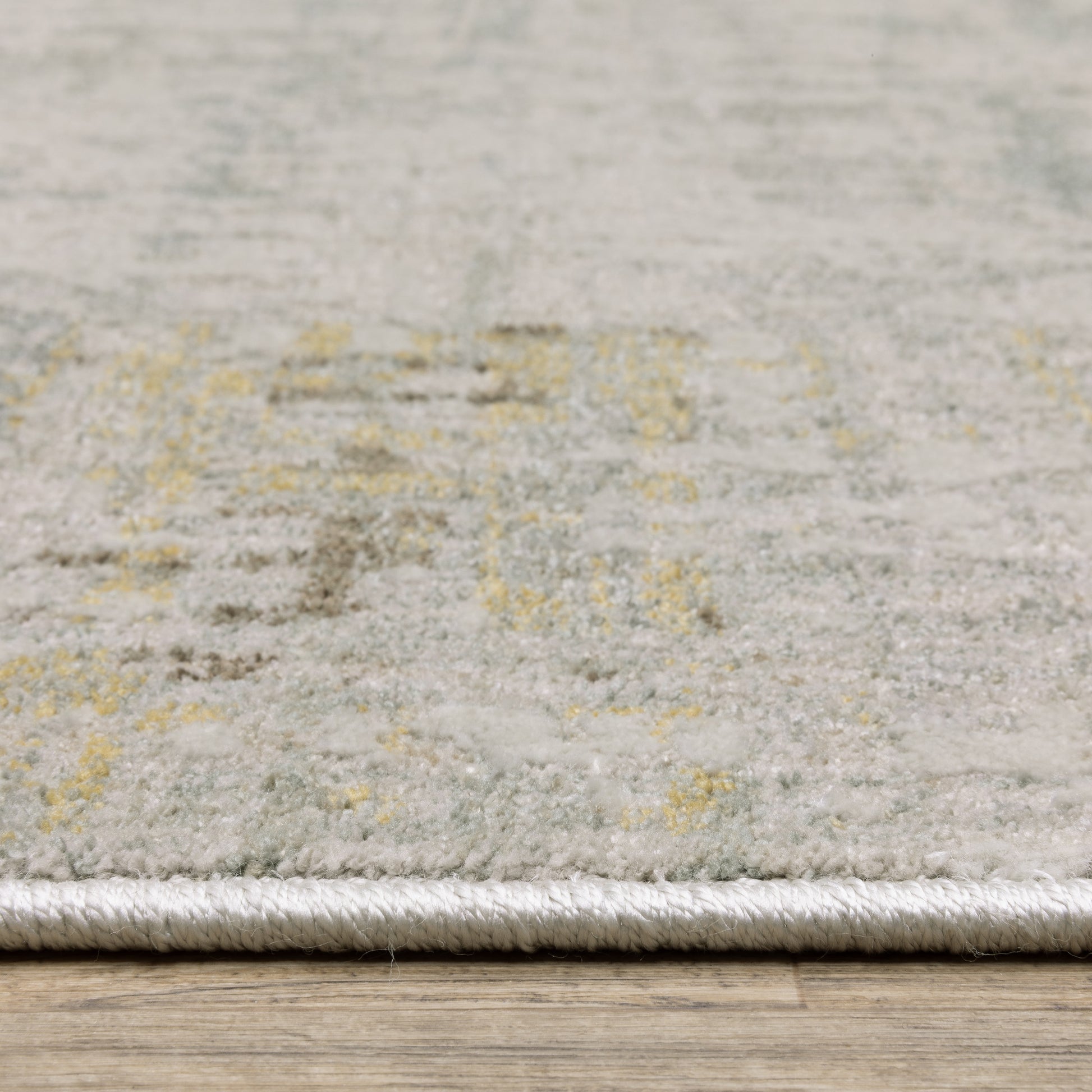 Mallory Distressed Beige/ Multi Abstract Cut Pile Rug