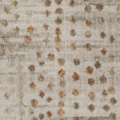 Mallory Distressed Grey/ Gold Abstract Cut Pile Rug