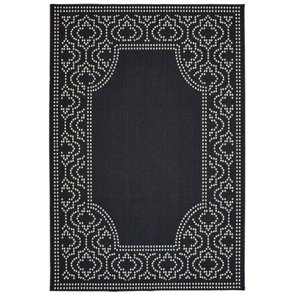 Marina 1247K Black Outdoor Rug