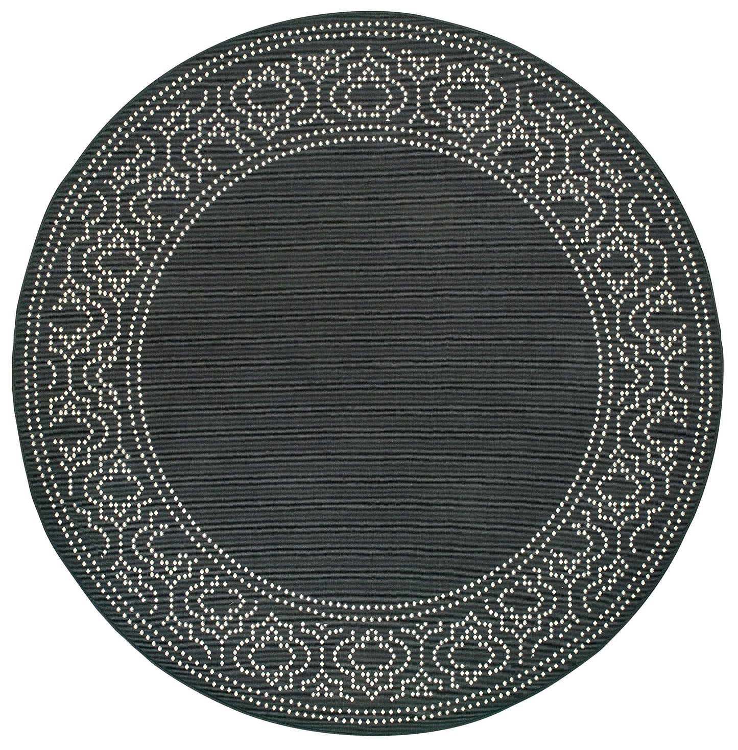 Marina 1247K Black Outdoor Rug