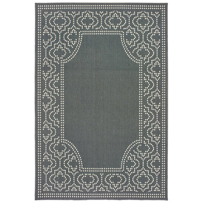 Marina 1247X Grey Outdoor Rug