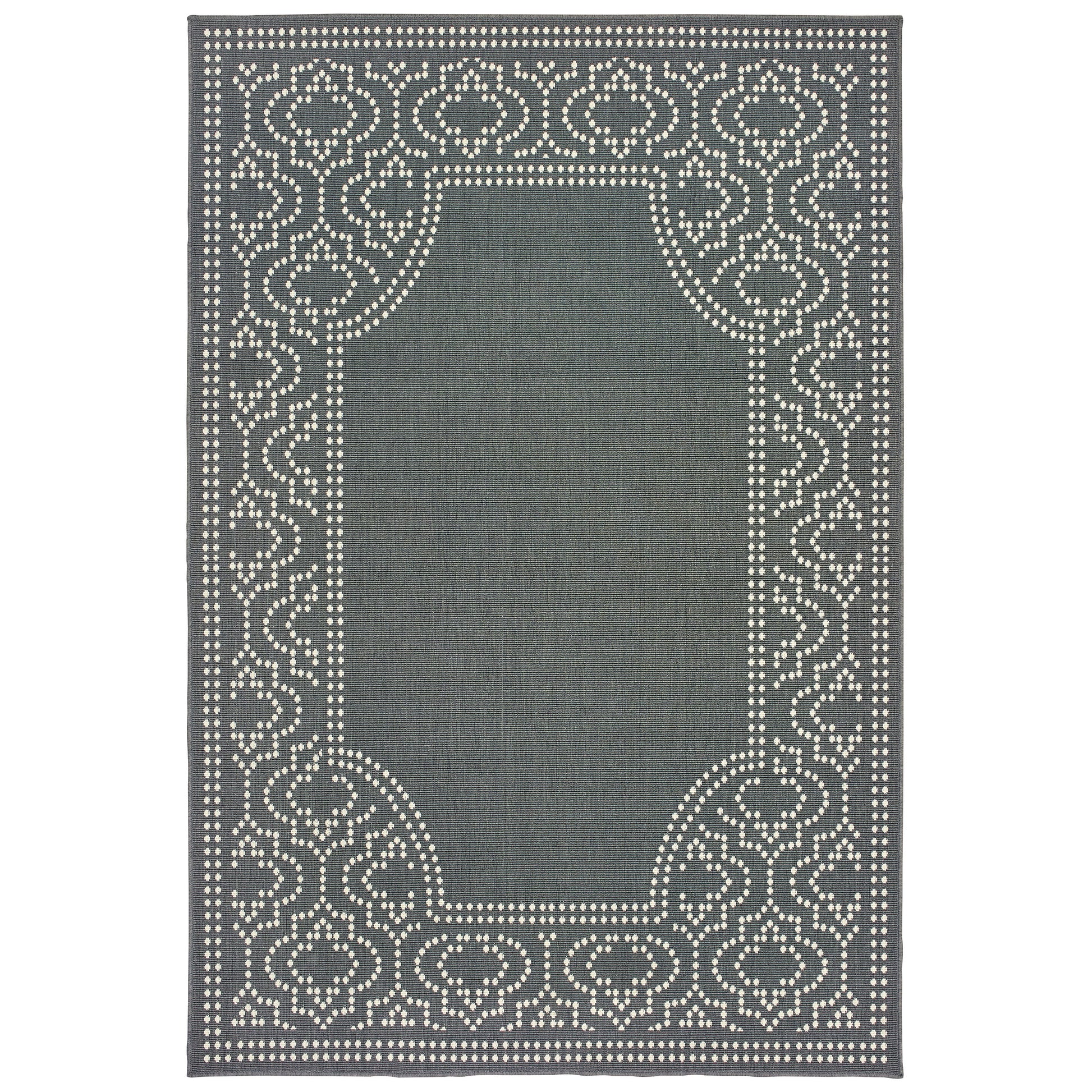 Marina 1247X Grey Outdoor Rug