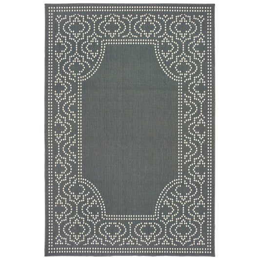 Marina 1247X Grey Outdoor Rug