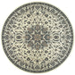 Marina 1248W Ivory Medallion Rug