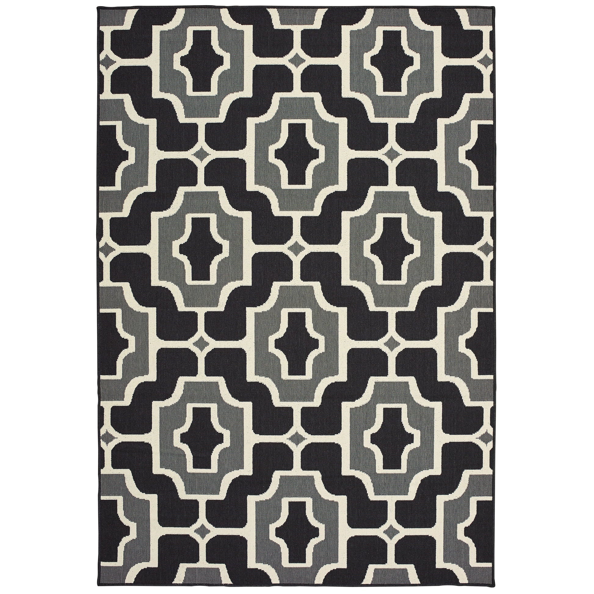 Marina 1491Z Black Outdoor Rug