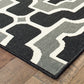 Marina 1491Z Black Outdoor Rug