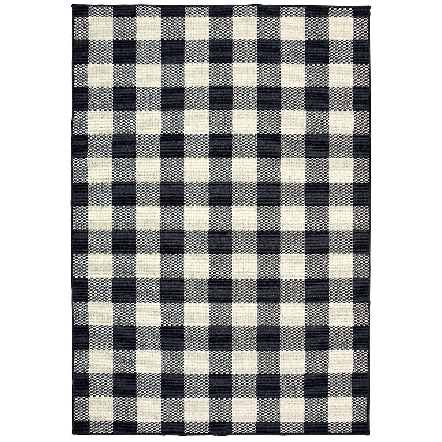 Marina 1932K Black Outdoor Rug