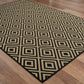 Marina 2335K Black Lattice Rug