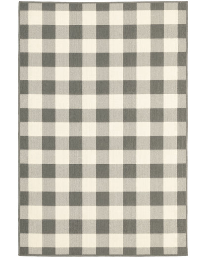 Marina 2598W Grey Outdoor Rug