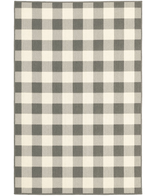 Marina 2598W Grey Outdoor Rug