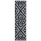 Marina 3804B Navy Lattice Rug
