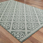 Marina 3969L Grey Lattice Rug