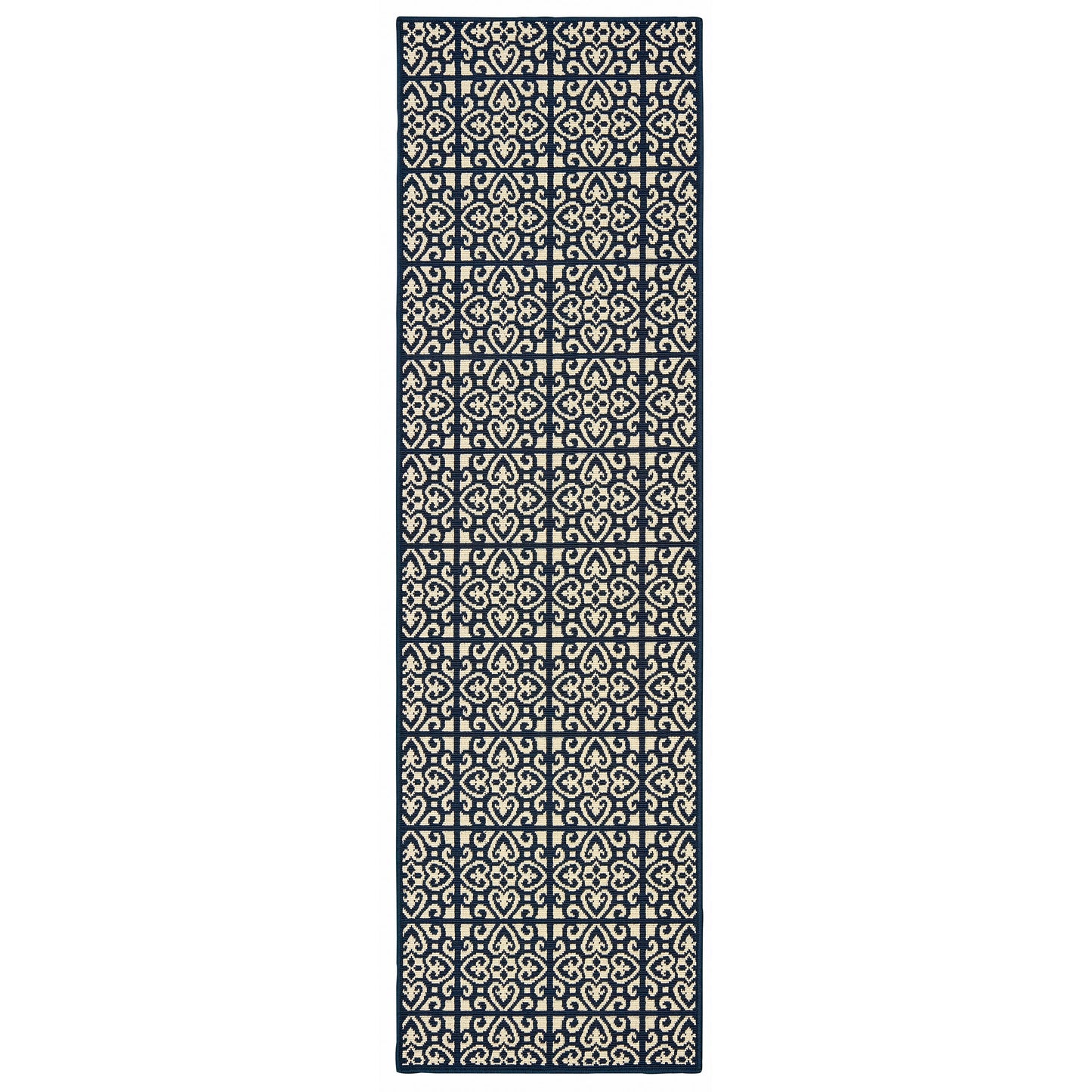 Marina 5927B Ivory Trefoil Rug