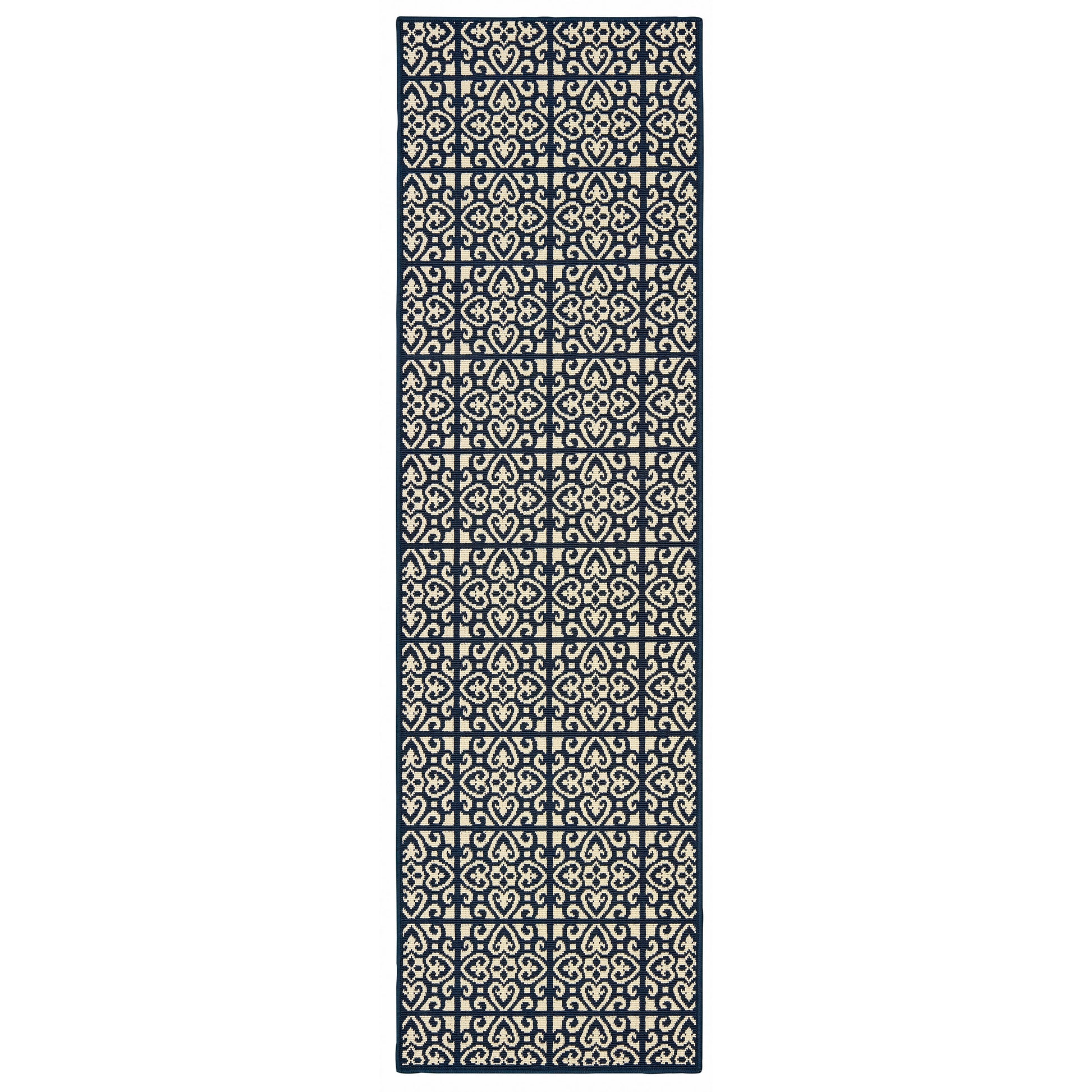 Marina 5927B Ivory Trefoil Rug