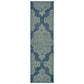 Marina 5929B Navy Medallion Rug